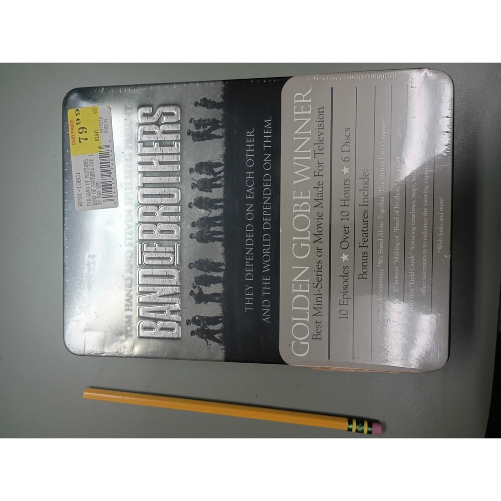 Band of Brothers HBO DVD Box Set 6-Disc Metal Tin Sealed Tom Hanks Spielberg